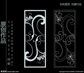 镂空雕花 移门图案