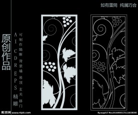 镂空雕花 移门图案