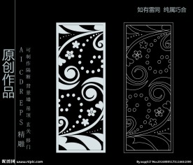 镂空雕花 移门图案