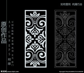 镂空雕花 移门图案