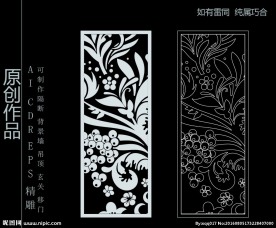 镂空雕花 移门图案