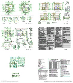 别墅设计CAD图纸
