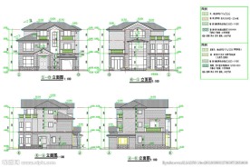 欧式别墅设计图纸
