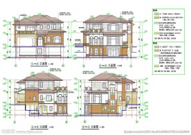 别墅户型设计CAD图
