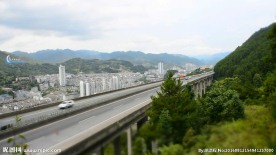 高速延时车流素材