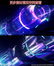 彩色管道循环动态背景视频