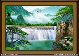 迎客松风景