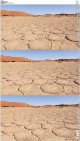 干裂的沙漠土地