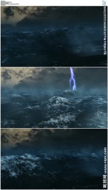 波涛汹涌的海浪