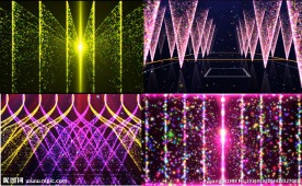 5组绚丽粒子特效屏幕背景片头