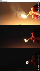 点燃火柴