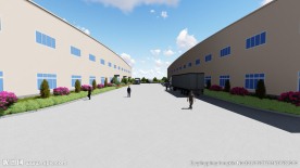 工业厂房创库周边园林景观设计