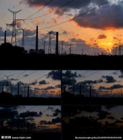 电网输电塔高压电