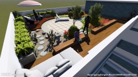 学校特色文化屋顶花园景观设计