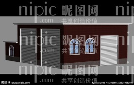 欧式车库效果图