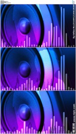 动感喇叭音频跳动vj素材