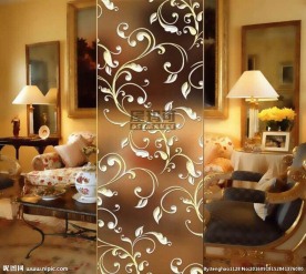 玻璃隔断花纹源文件