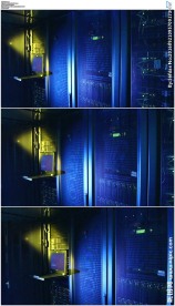 具有闪烁LED灯的工作数据服务