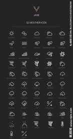 天气气象图标集合
