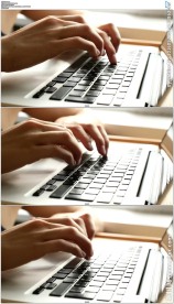 办公打字敲键盘