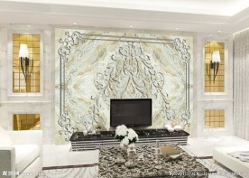 大理石纹电视背景图片