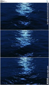 涌动的蓝色海水