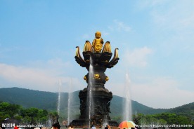 灵山大佛九龙灌浴太子像