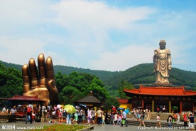 灵山大佛祥符寺佛掌佛手