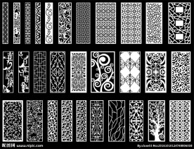 镂空雕花