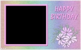 相框 生日快乐