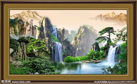 山水画 巨幅