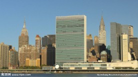 曼哈顿岛纽约联合国总部