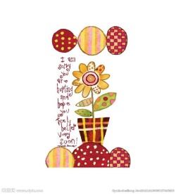 水彩花朵手机壳