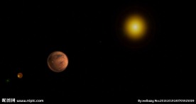 火星与太阳