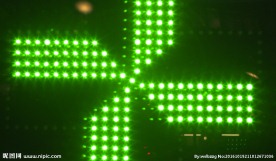 闪烁的药房标志