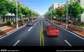 道路高清psd分层效果