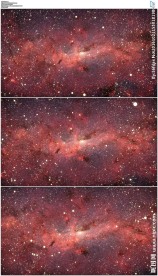 红色星云宇宙粒子