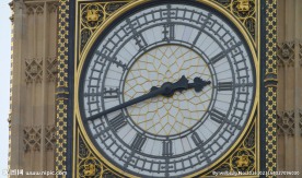 钟面上伊丽莎白塔