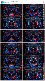 大气动感万圣节恐怖金属骷髅视频