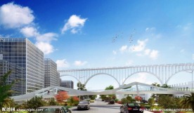 特色景观桥效果图