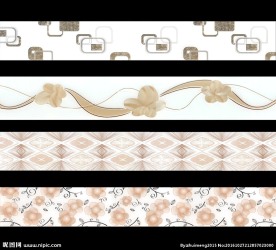 移门腰线 玻璃腰线 高清打印腰