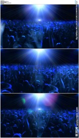 演唱会欢呼跳跃的人群