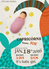 3D抠图PSD儿童模板图片