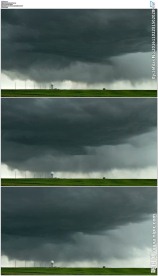 草原上厚厚的乌云