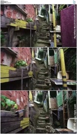 里约热内卢贫民区石阶