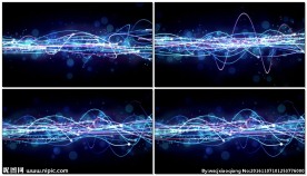 光线粒子动态视频