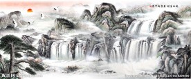 国画山水画