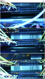 计算机机房网线和信号灯