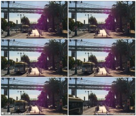 古董电车离开旧金山站4K