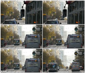 美国旧金山的公共汽车